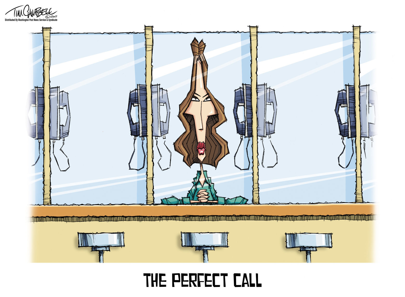 Tim Campbell cartoon